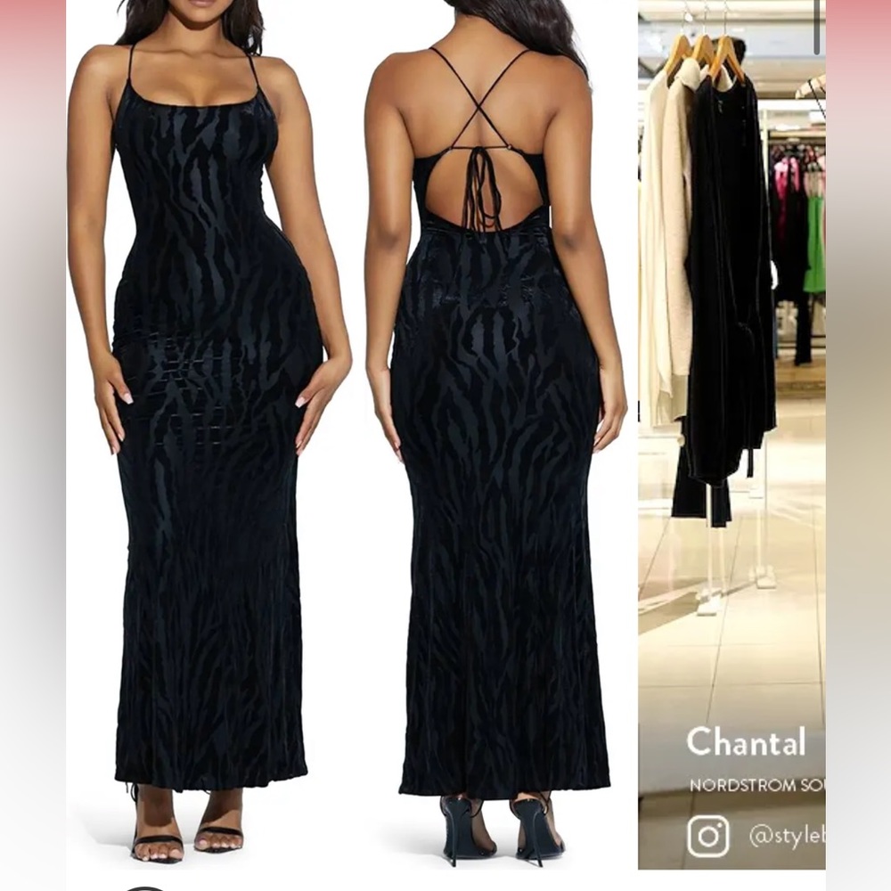 Tiger Stripe Body-Con Maxi Dress Nordstroms Seller